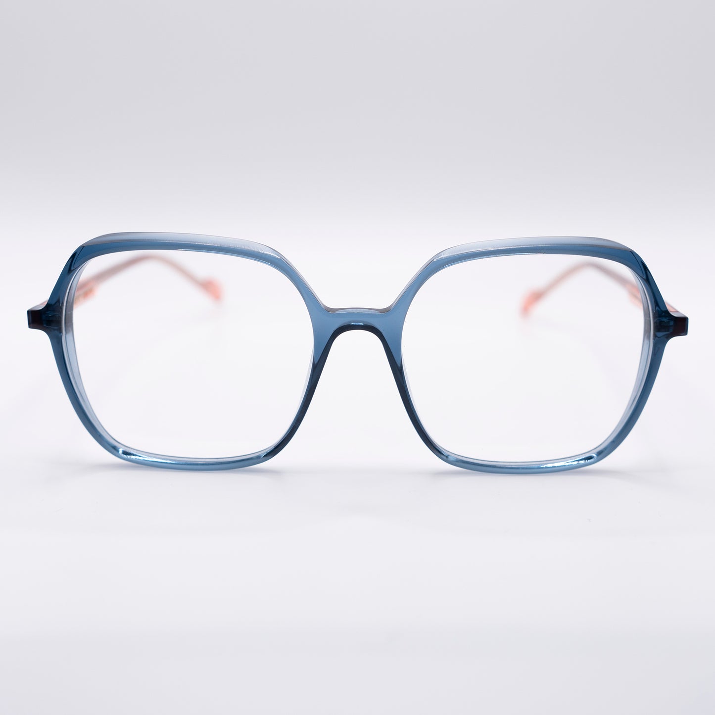 Blush brand plastic glasses