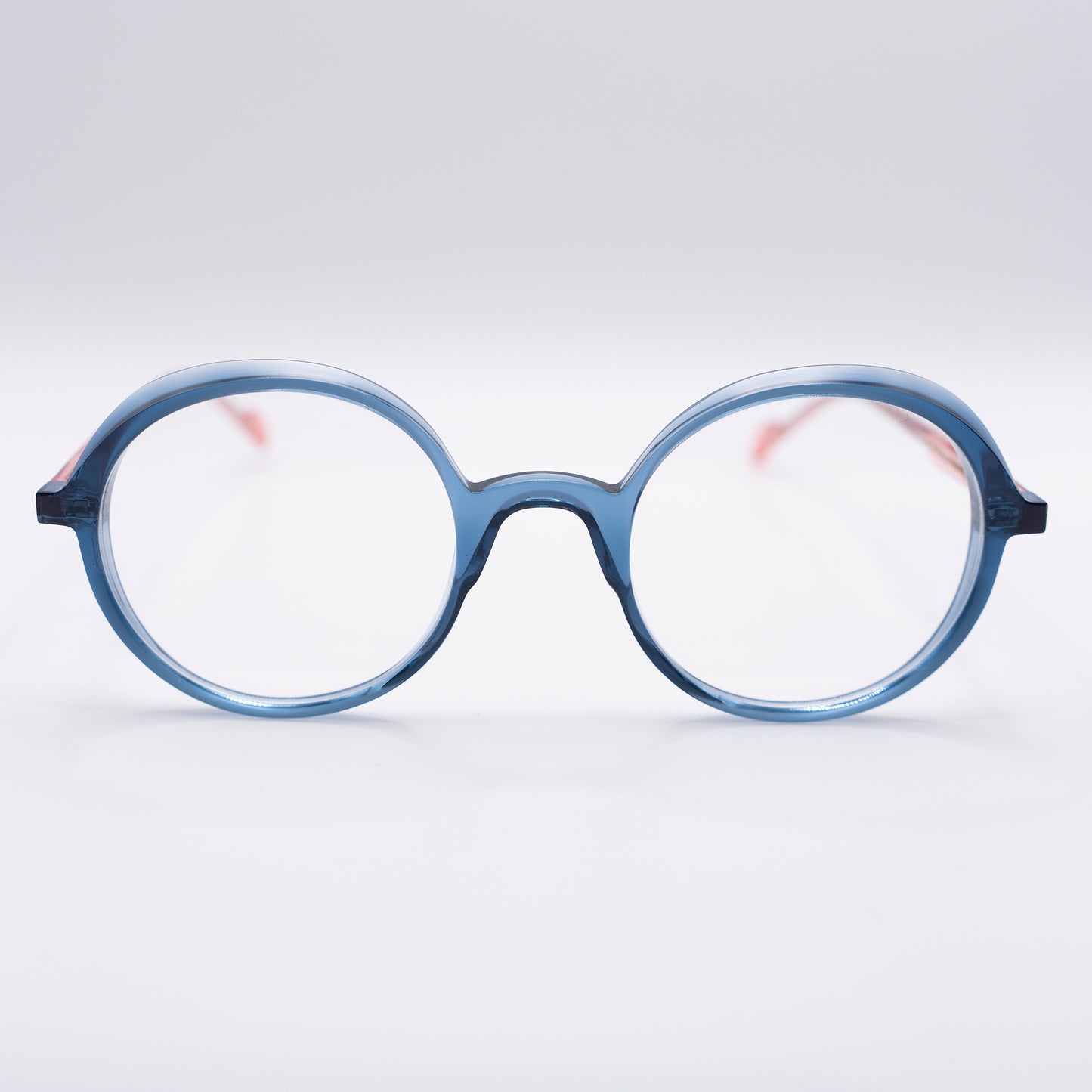 Blush brand plastic glasses