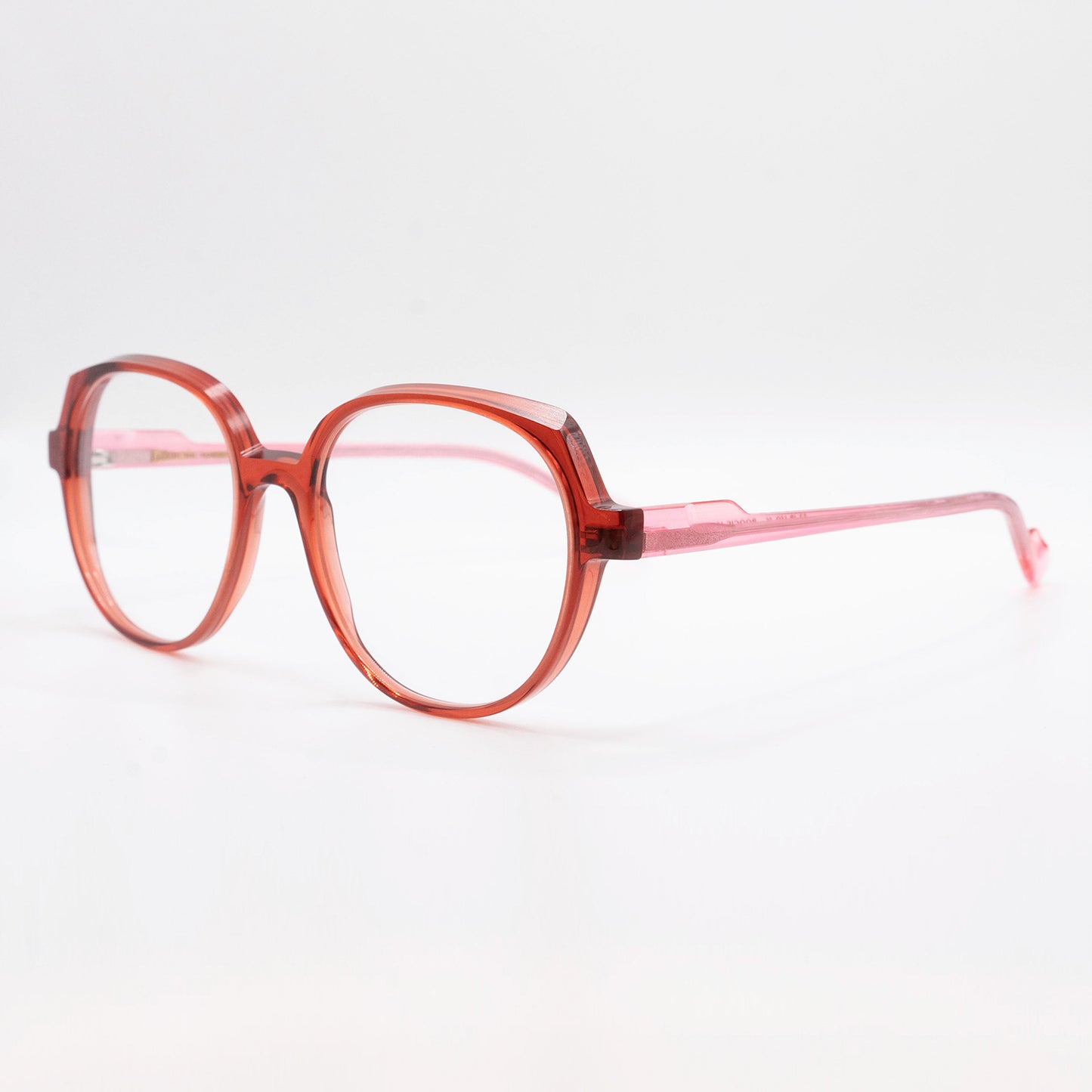 GAFA CUADRADA DE PASTA ROJA DE LA MARCA BLUSH - Óptica Bronte