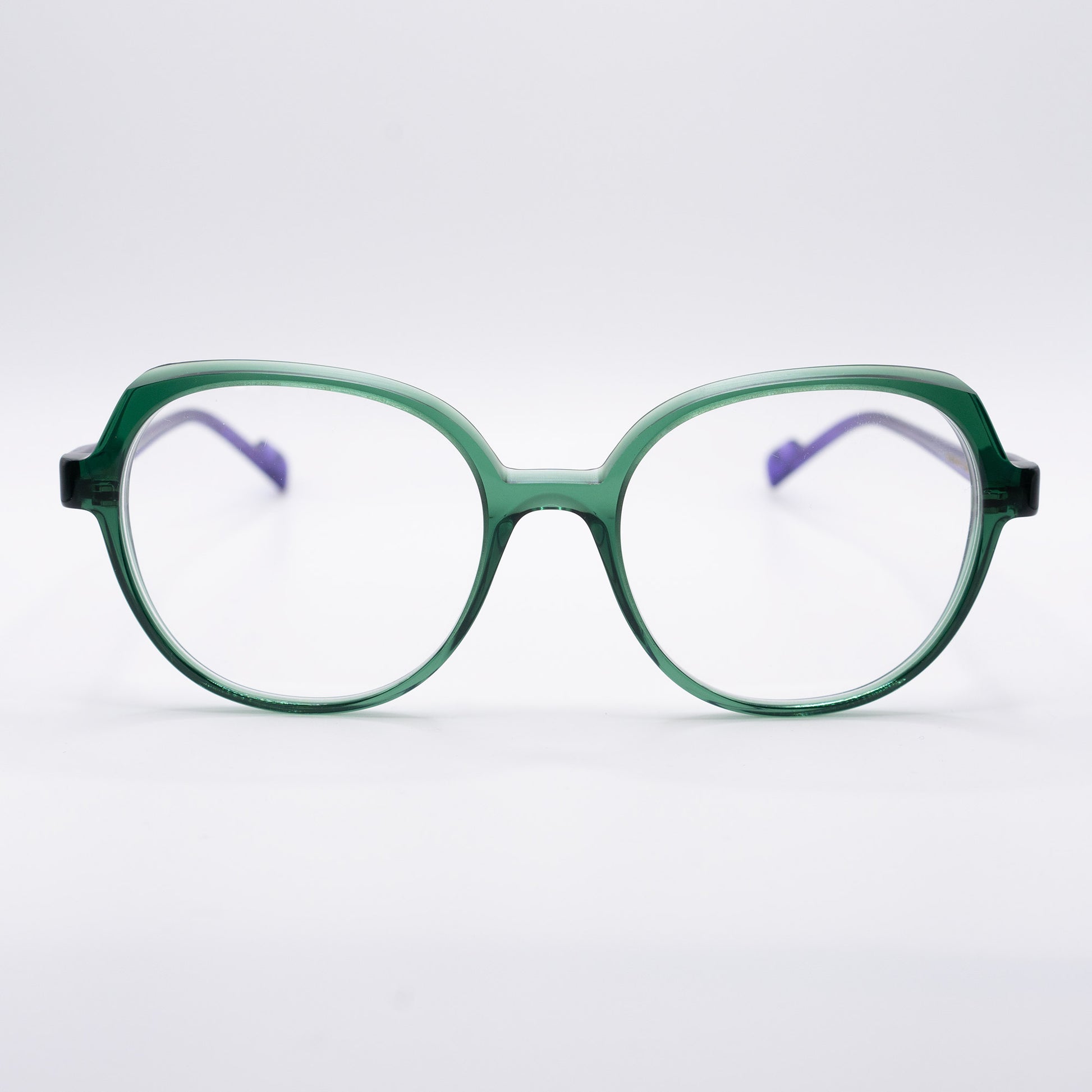 GAFA CUADRADA DE PASTA ROJA DE LA MARCA BLUSH - Óptica Bronte