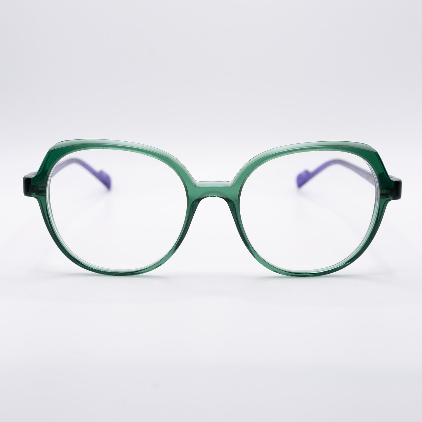 GAFA CUADRADA DE PASTA ROJA DE LA MARCA BLUSH - Óptica Bronte